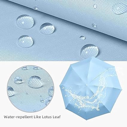 Small UV Protection Travel Umbrella Compact for Rain and Sun UPF 50+ 41 inch Portable Umbrella for Women and Men
