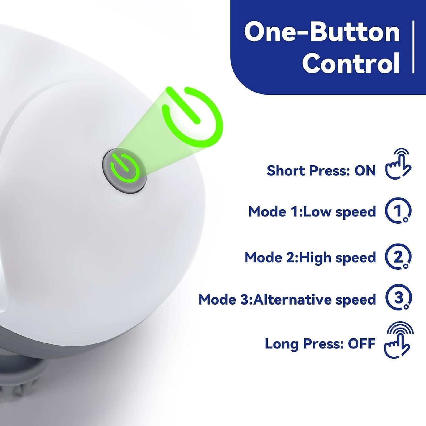 Electric Head,Scalp Massager| Rechargeable Head Kneading Massage Machine| 3 Speed Mode Handheld,Scalp Body Massager for Hair Growth,Deep Clean & Stress Relaxation (White)